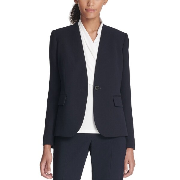 navy blue dress jacket womens