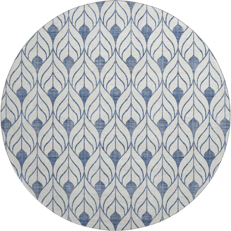 Premium Washable Super Soft Modern Teardrop Mayfield Rug
