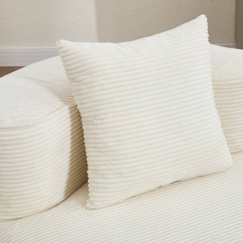 Plush Lounger Soft Sofa No Assembly Required