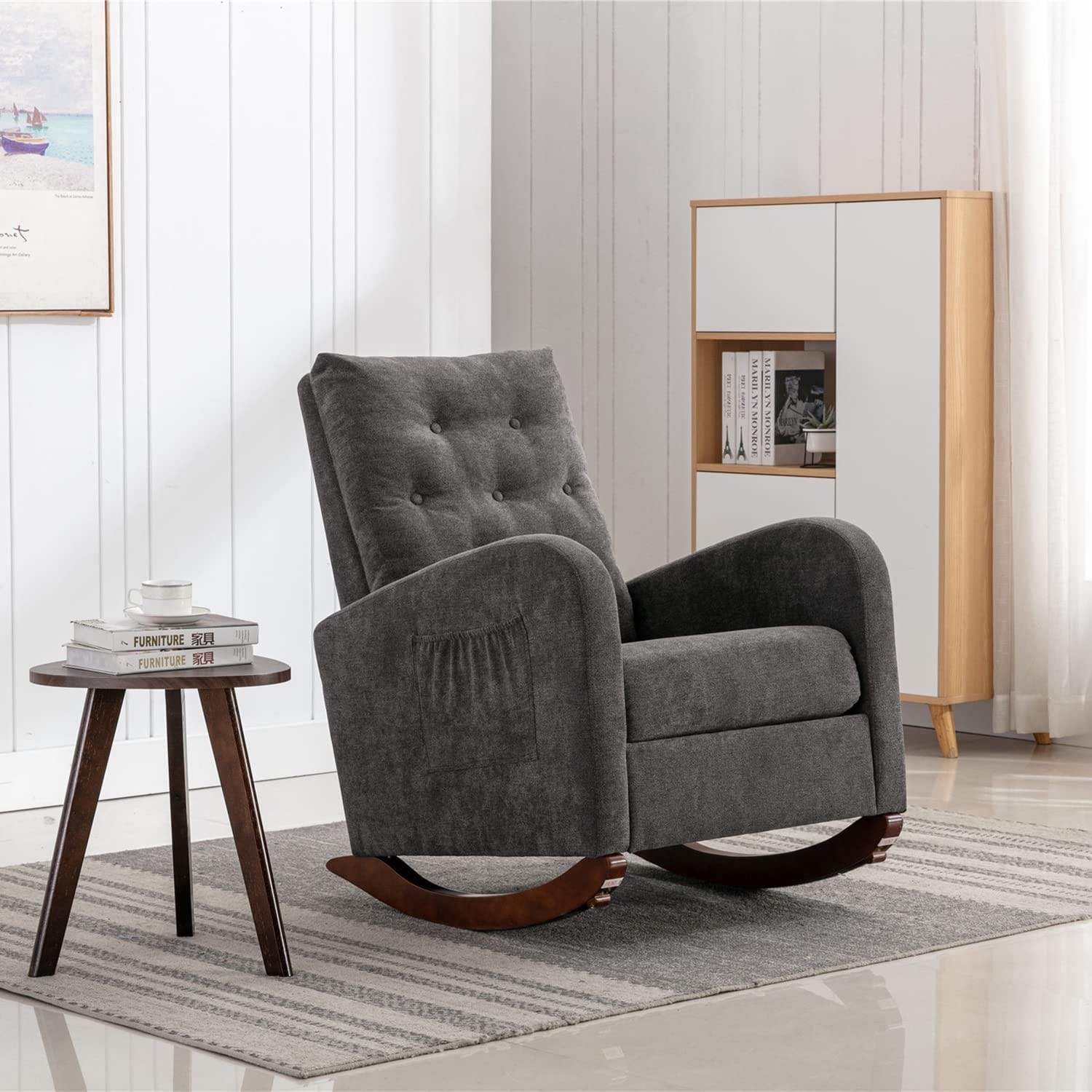 Modern nursery rocking discount chair