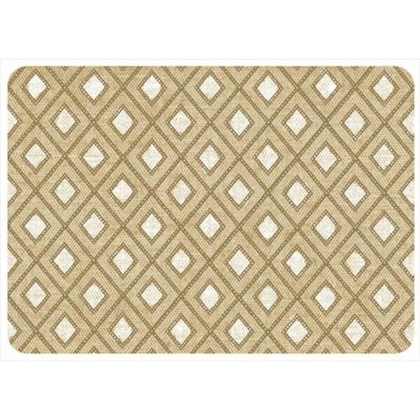 204911092231 Quad Diamond in Tan - 1.83 ft. x 2.58 ft.