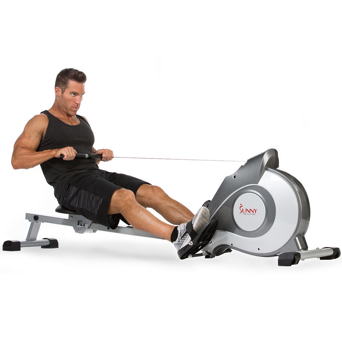 Circuit Fitness Deluxe Foldable Magnetic Rowing Machine with 8 Resistance Setting and Transport Wheels Bluetooh N A Bed Bath Beyond 35694268