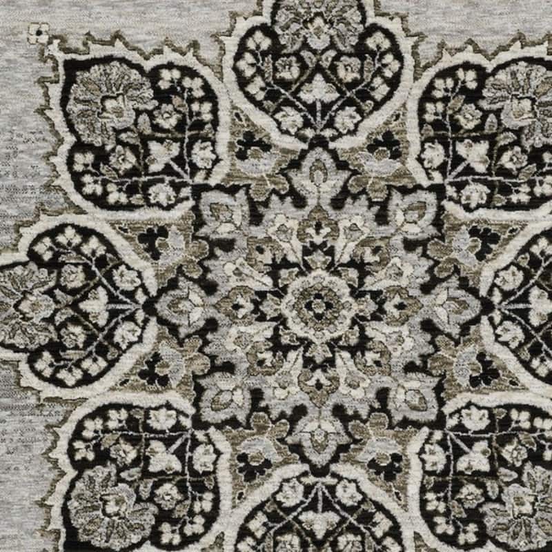 HomeRootsMedallion Bohemian Rectangle Area Rug