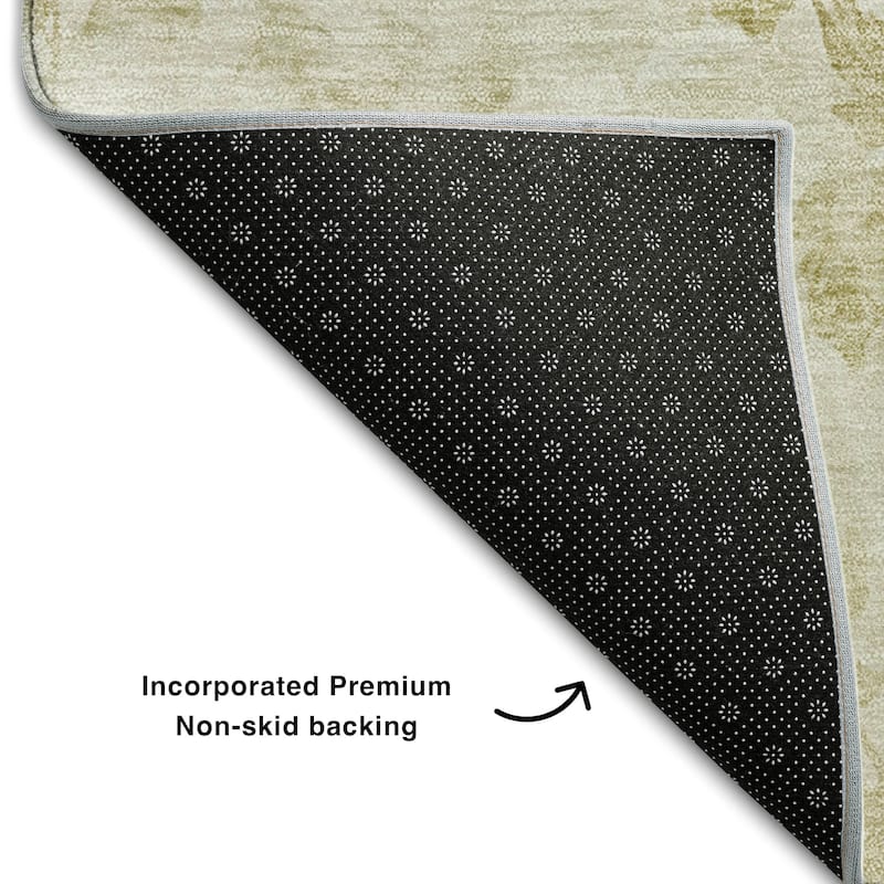 Premium Washable Super Soft Modern Floral Mayfield Rug