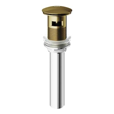 VIGO 1.75" W Bathroom Sink Pop-Up Drain in Matte Brushed Gold