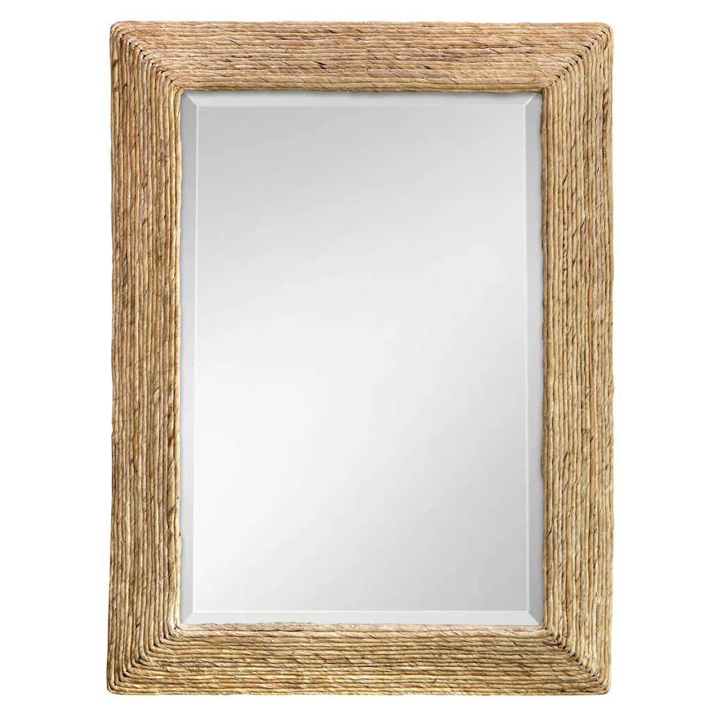 Uttermost 09796 Rora 46" W x 34" H Rectangular Framed Bathroom Mirror