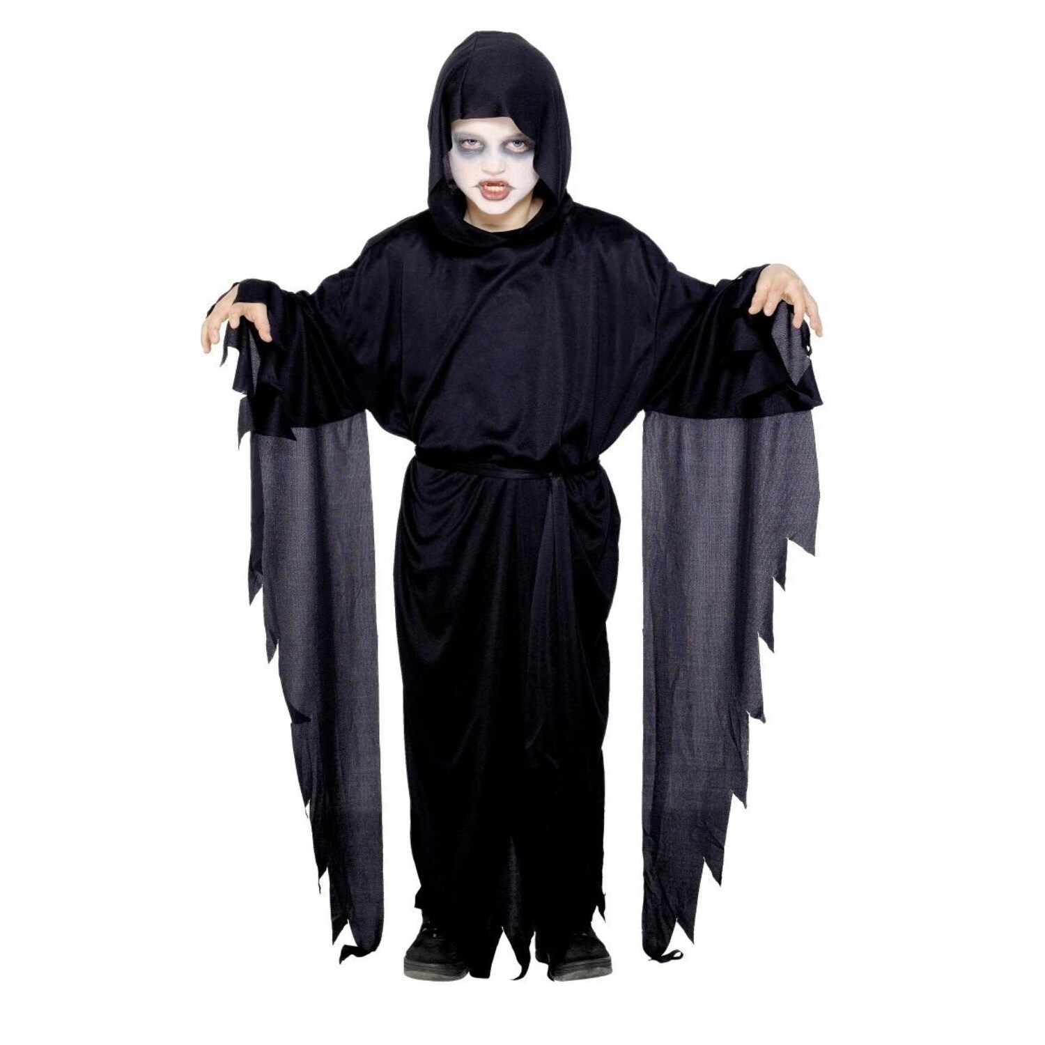 Shop 40 Black Screamer Ghost Unisex Child Halloween Costume