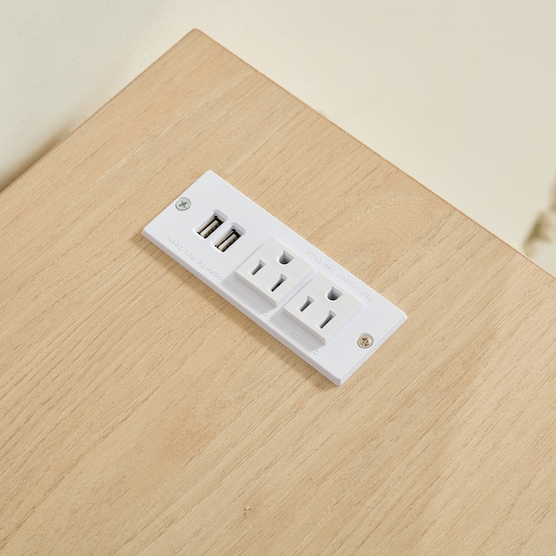 Sideboard Cabinet with Drawers & Doors, Multifunctional Wooden Coffee Bar Cabinet, Large Wall Cabinet with Roman Column Shape