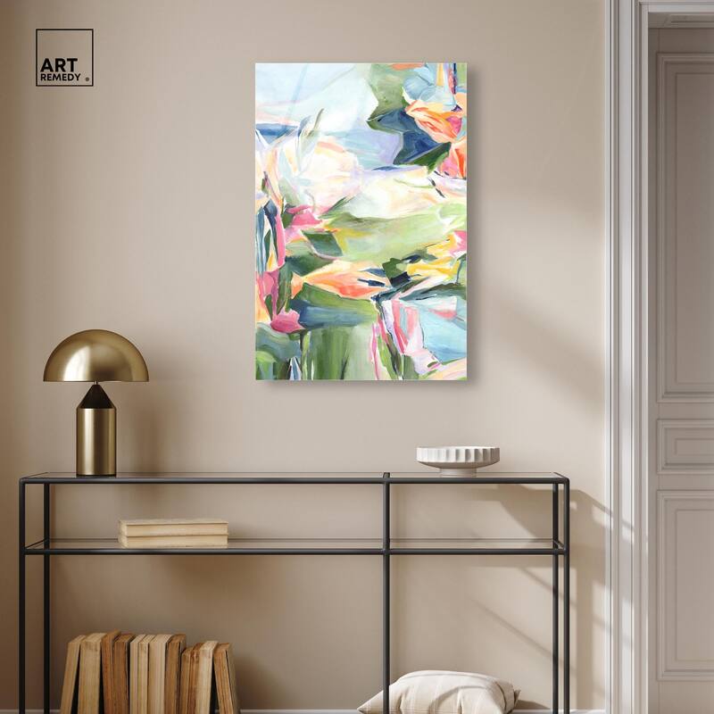 Sunkissed Garden Acrylic by Art Remedy, Ready to Hang