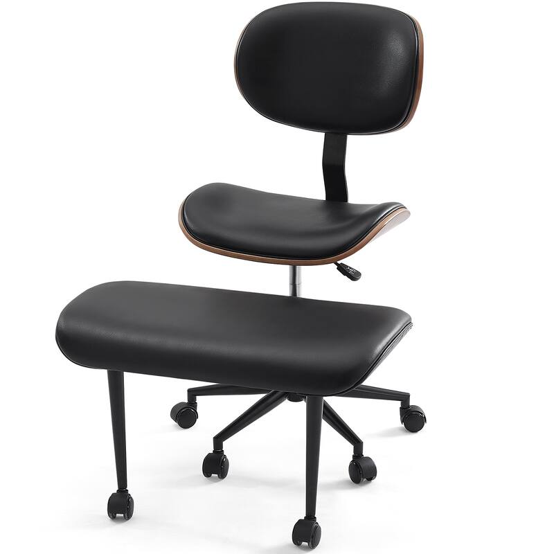 Bestier Cross Legged Office Chair, Adjustable Height Ergonomic ADHD Chair, Swivel Seat for Yoga Meditation home office