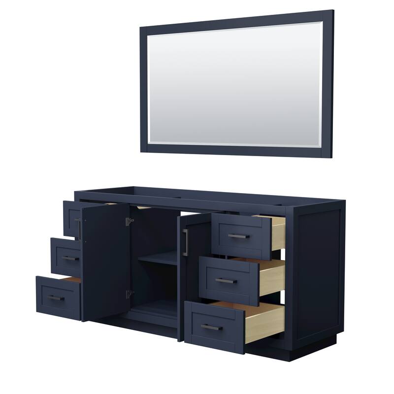 Miranda Bathroom Vanity Cabinet, 58-Inch Mirror