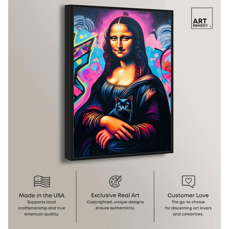 Lisa's Little Secret II Canvas by Art Remedy