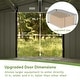 preview thumbnail 22 of 50, Patiowell 10' x 12' &10' x 14' Metal Outdoor Storage Shed with Floor Frame for Garden, Backyard, Patio