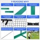 preview thumbnail 5 of 5, Roomfitters 22 ft Pickleball Net with Steady Metal Frame, All-Weather Setup for Outdoor and Indoor Driveways, Black White