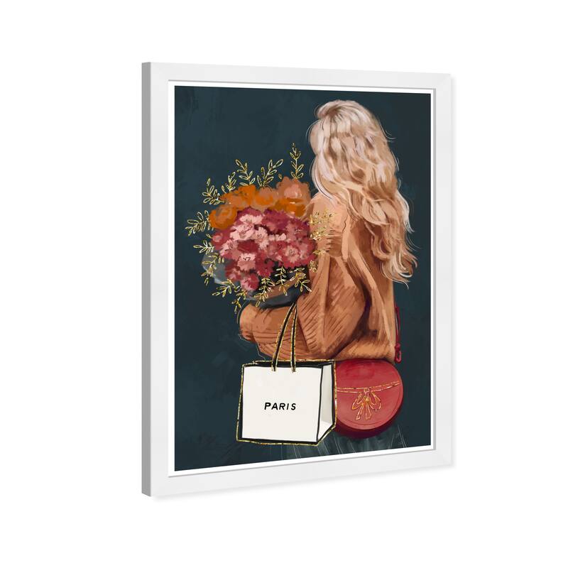 Wynwood Studio Prints Fashion and Glam Freshly Picked Green and Dark Green Glam Wall Art Canvas Print