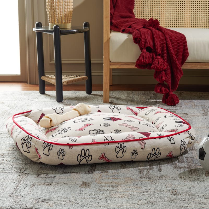 SAFAVIEH Pet Collection Genji Dog Bed