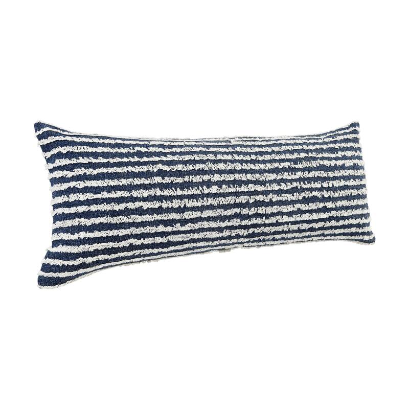Sevita Ensign Blue Wispy Ways Throw Pillow