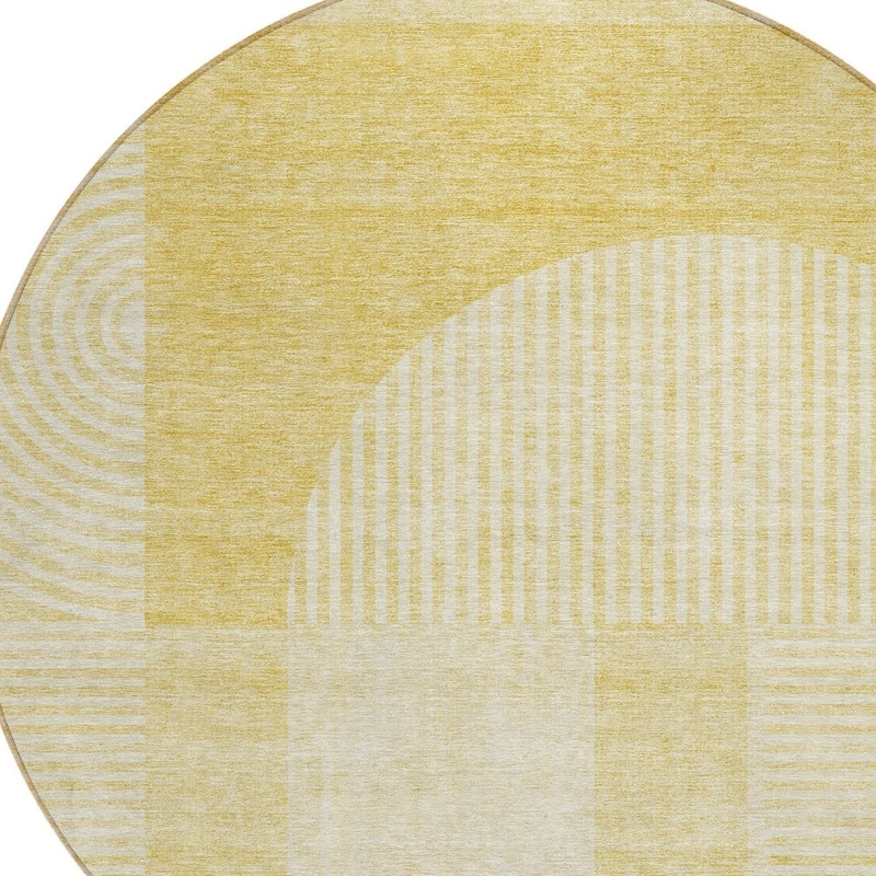 HomeRoots Geometric Transitional Rectangle Outdoor Rug