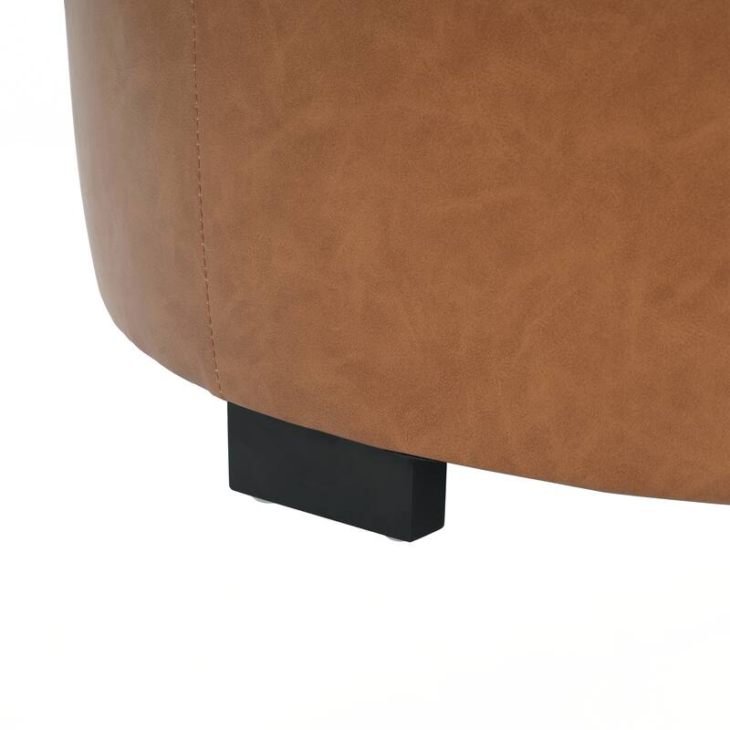 Upholstered Round Ottoman