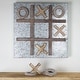 preview thumbnail 1 of 25, American Art Decor Tic Tac Toe Game Board Set Coffee Table Decor