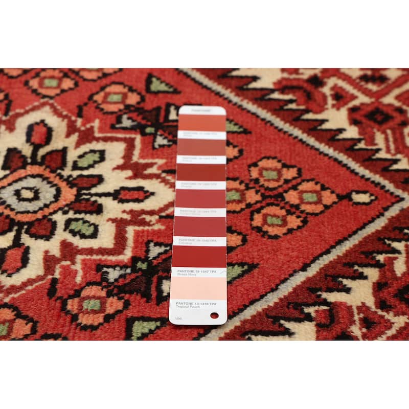 ECARPETGALLERY Hand-knotted Anadol Red Wool Rug - 3'3 x 4'11