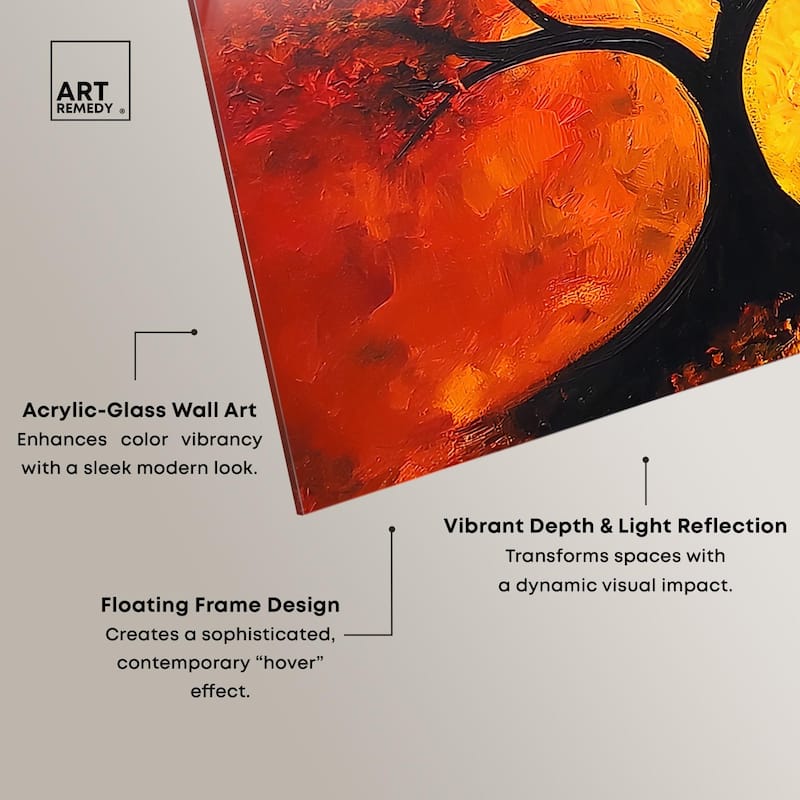 Tree of Opposites I Acrylic by Art Remedy, Ready to Hang
