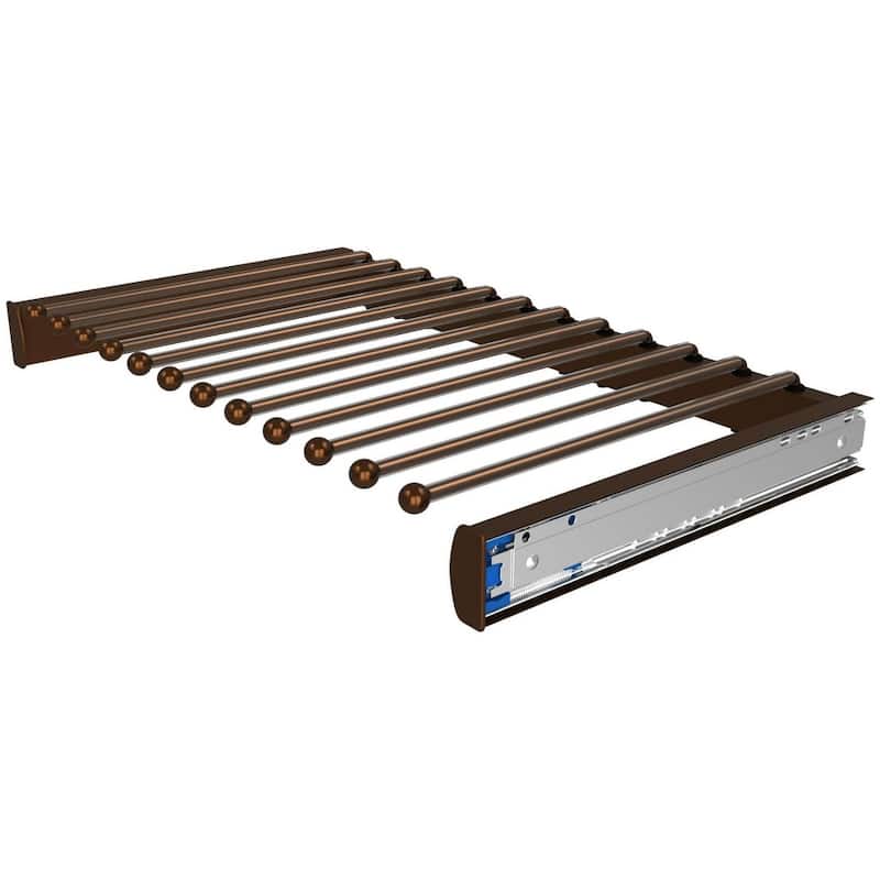 Rev-A-Shelf Sidelines 24 Inch Pull Out Pants Rack with Soft Close