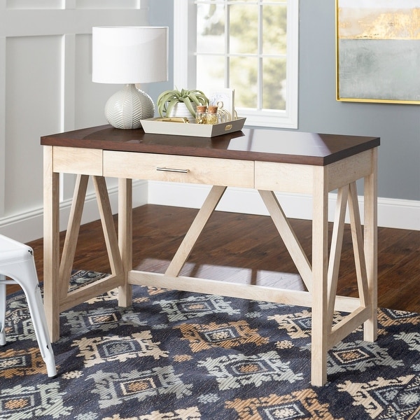 The Gray Barn Paradise Hill 46-inch A-Frame Writing Desk. Opens flyout.