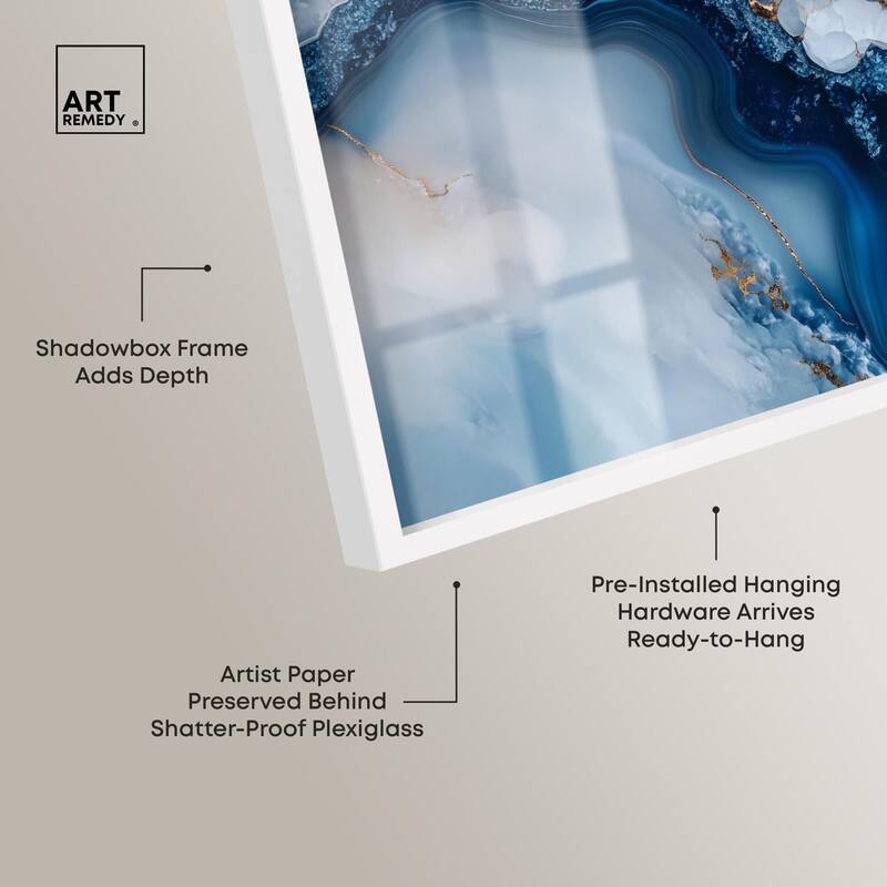 Molten Topaz II Shadowbox by Art Remedy