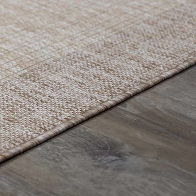Hauteloom Caluya Living Room, Bedroom Patio Outdoor Area Rug - Blue, Gray, Navy - 2' x 2'11"