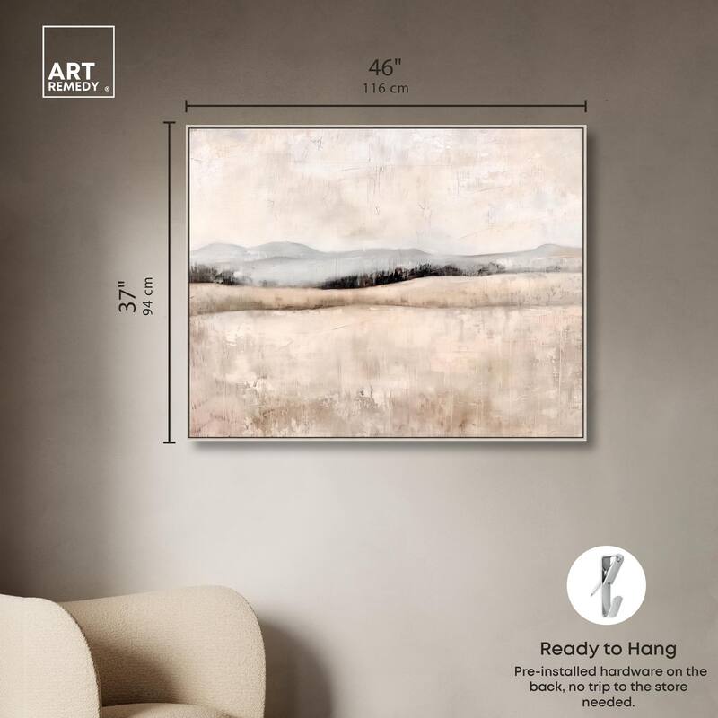 Distant Hills I Canvas by Art Remedy