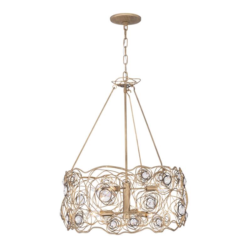 Varaluz Ethereal Rose Chandelier - Havana Gold Ombre