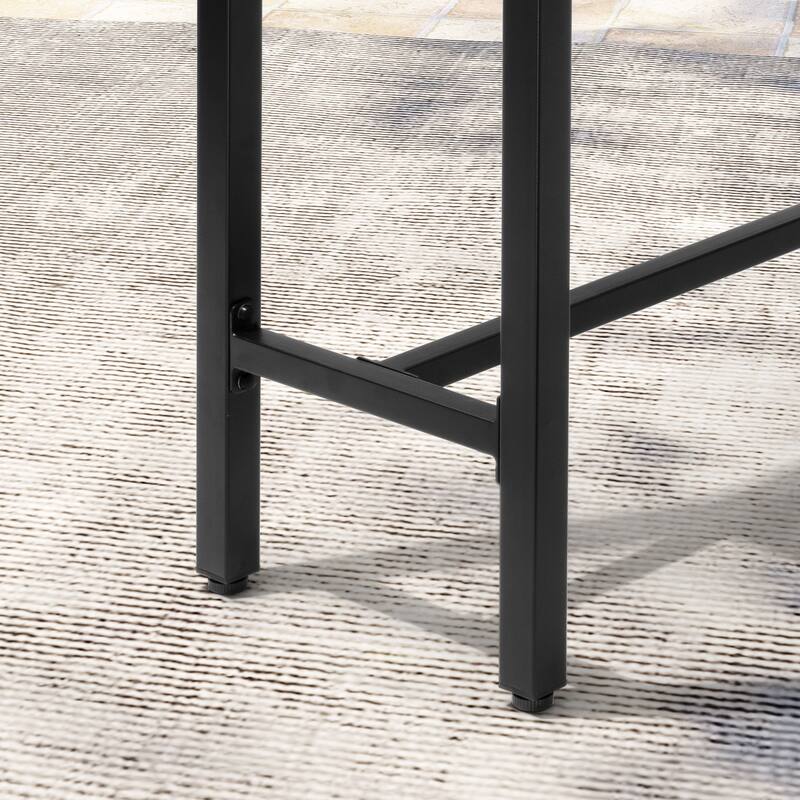 VredHom Outdoor Bar Table Rectangular Pub Table