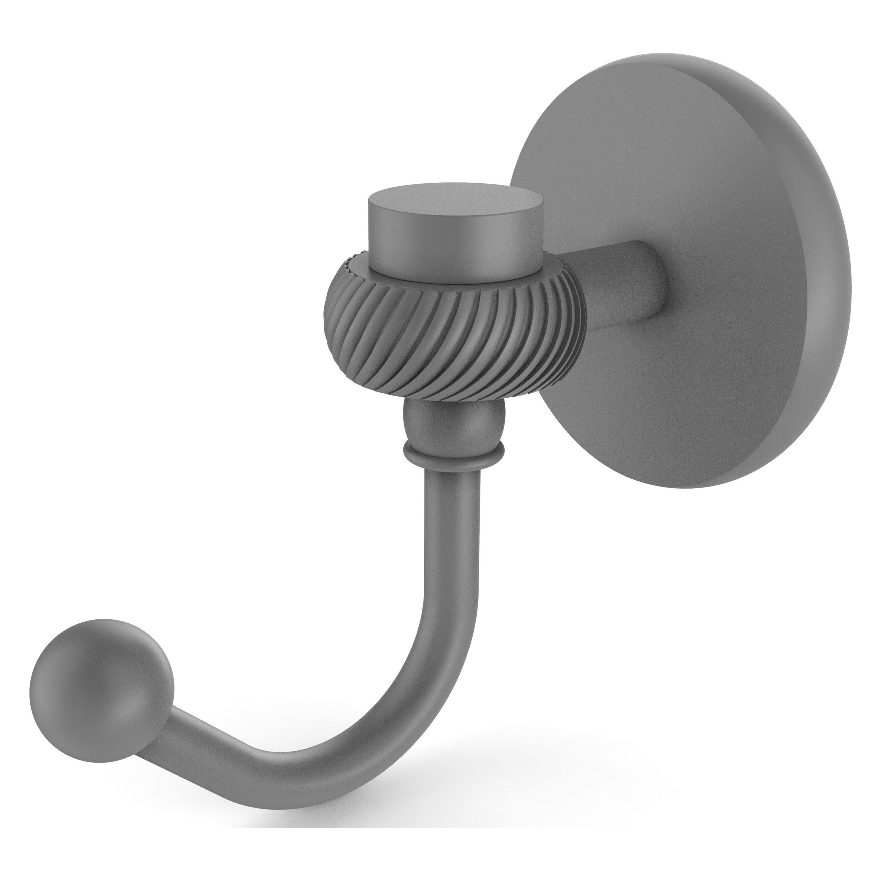 Allied Brass Satellite Orbit One Robe Hook with Twisted Accents