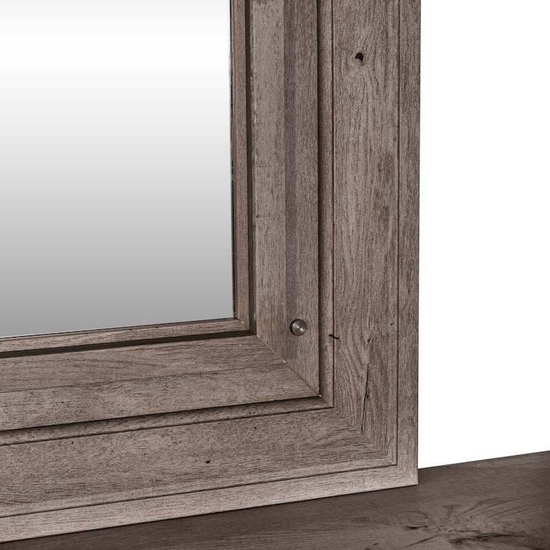 Horizons Graystone Dresser & Mirror with Inset Lighting
