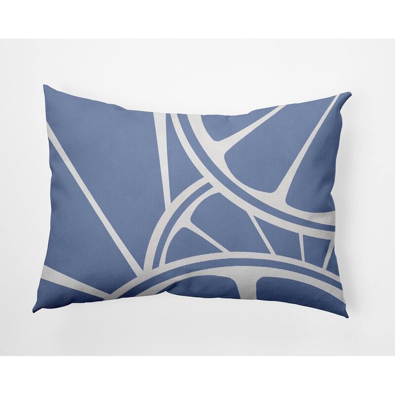 Fruit Wedges Decorative Throw Pillow - 14" x 20" - Cornflower