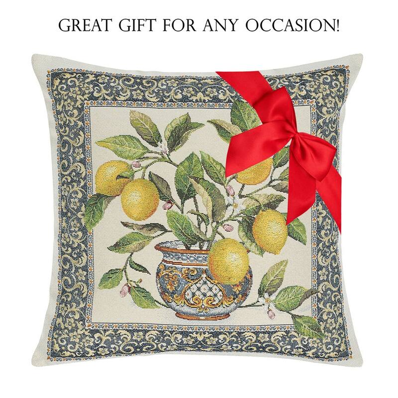 STP Goods Lemon Tree Decorative Tapestry Throw Pillow Bed Bath & Beyond 37277415