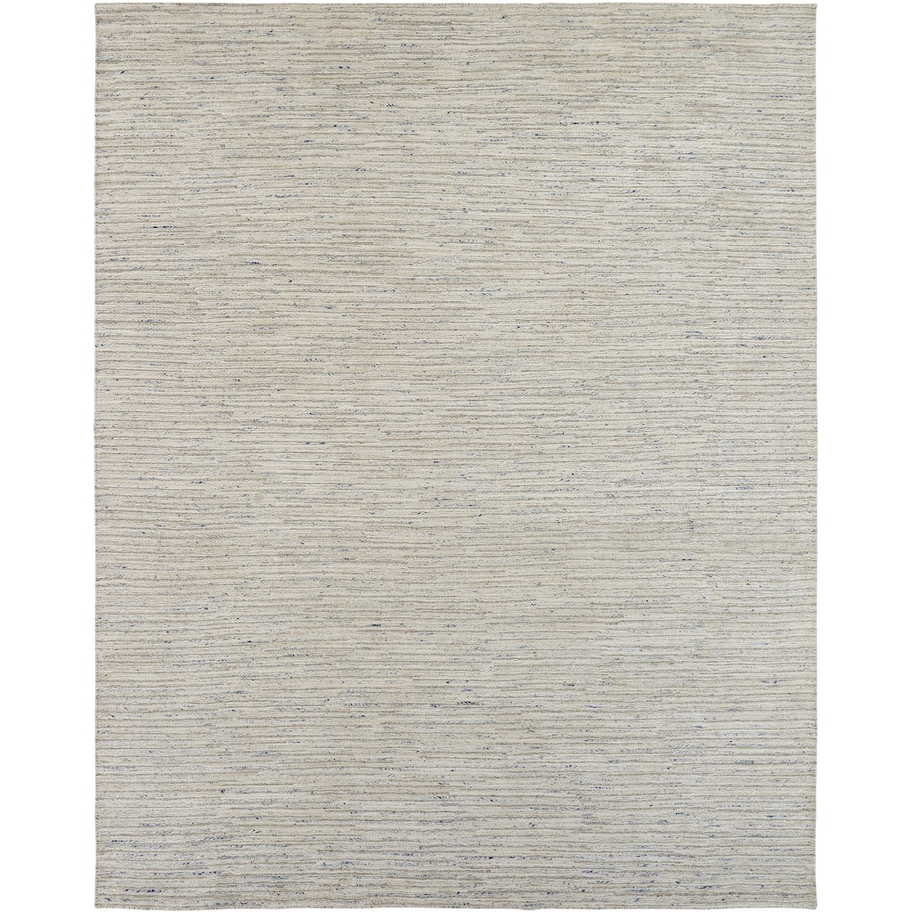 Modern Ivory Flatweave Weave 100% Viscose Area Rug