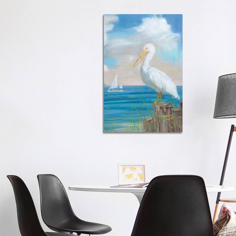 iCanvas "Pelican View II" by Sally Swatland Canvas Print - 40x26x1.5