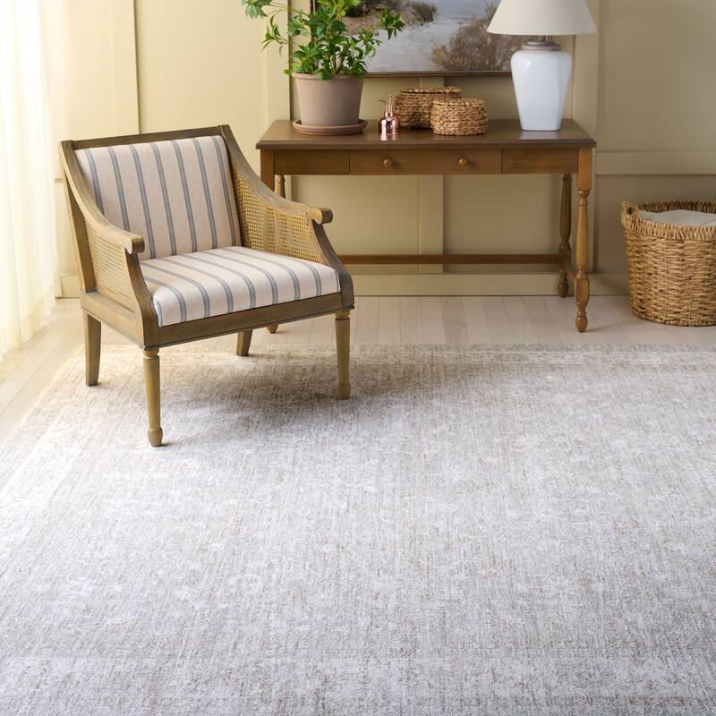 Martha Stewart Myrtille Traditional Rug - 9' x 12' - Ivory/Light Grey