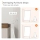 preview thumbnail 43 of 71, WAMPAT Mid Century Modern Dresser, 31.9" Tall Storage Cabinet with Drawers
