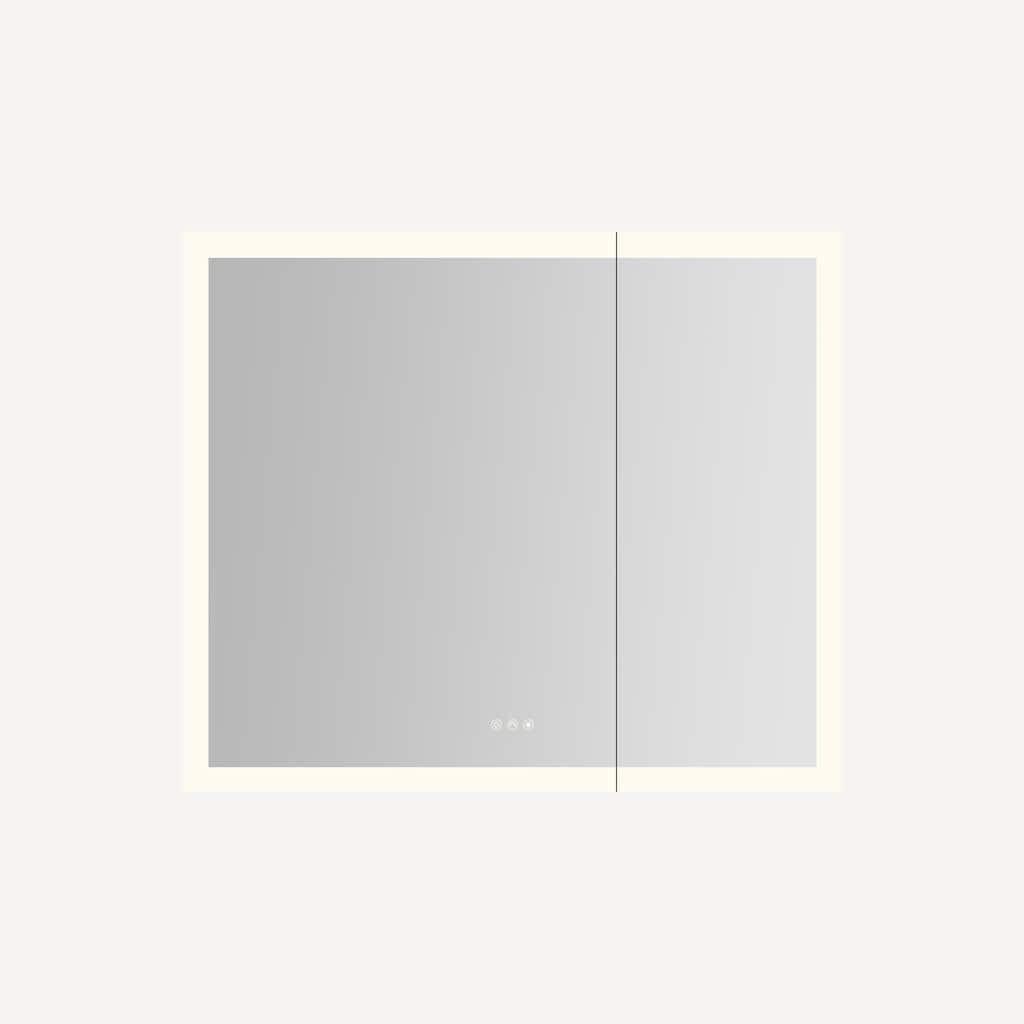 Robern AR3630D4FP2LP AiO Reserve 35-1/4" x 30" Lighted Frameless