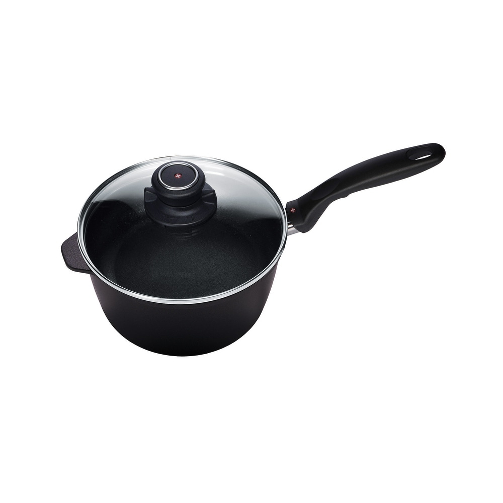 The Rock Gourmet Non-Stick 3L Saucepan with Lid (Grey)