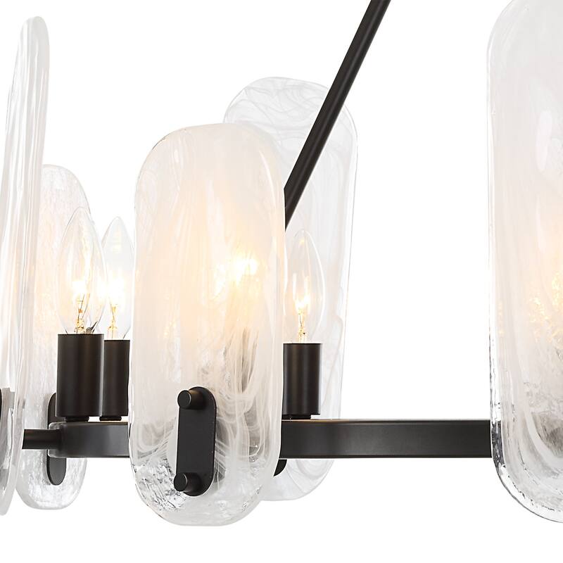 Uttermost 21381 Ellipse 10 Light 28" Wide Chandelier