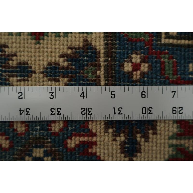 Hand Knotted Oriental 100% Wool Carpet Traditional Geometric Red Kazak Area Rug - 6' 1'' X 4' 0''