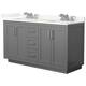 Option Dark Gray / Giotto Quartz Top / Brushed Nickel