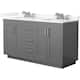 Option Dark Gray / Giotto Quartz Top / Brushed Nickel