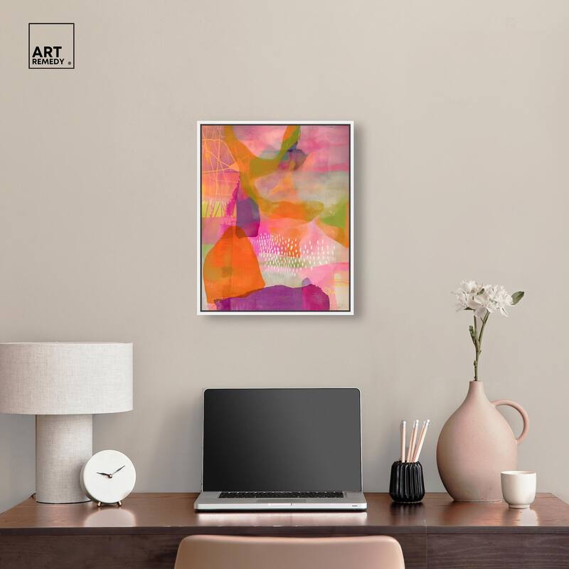 Garnet Gleam V Canvas by Art Remedy