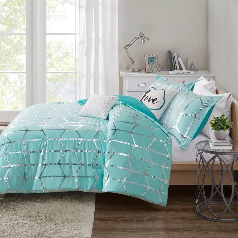 Intelligent Design Khloe 5-pc. Metallic Printed Comforter Set