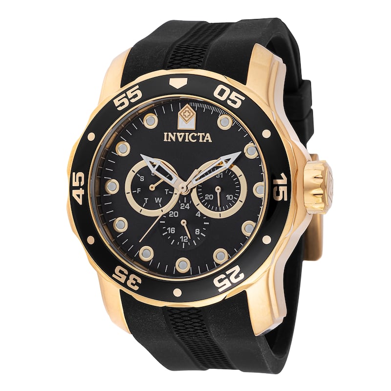 Invicta Men's Pro Diver 48mm Quartz Chronograph Watch IN-45720 - Black - N/A